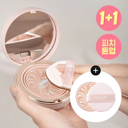 [AGE20S] Glow Fit Hydrating Tone-Up Sun Pact with Soft Radiant Finish 12.5g (Pact + Refill)