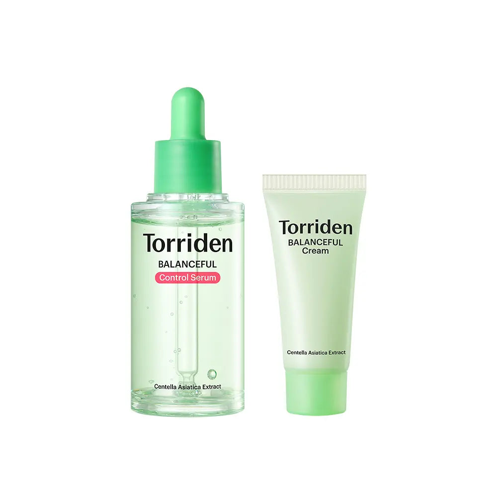 [Torriden] Cica Control Serum Set with Fresh Lightweight Finish 50ml + Bonus Cream 20ml