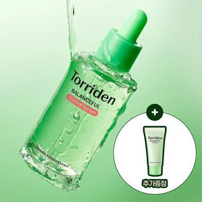 [Torriden] Cica Control Serum Set with Fresh Lightweight Finish 50ml + Bonus Cream 20ml