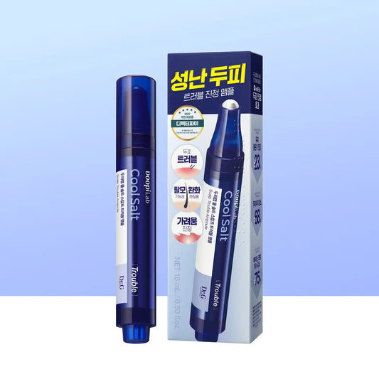 [Dr.G] Scalp Lab Cool Salt Scalp Ampoule with Refreshing Finish 15ml