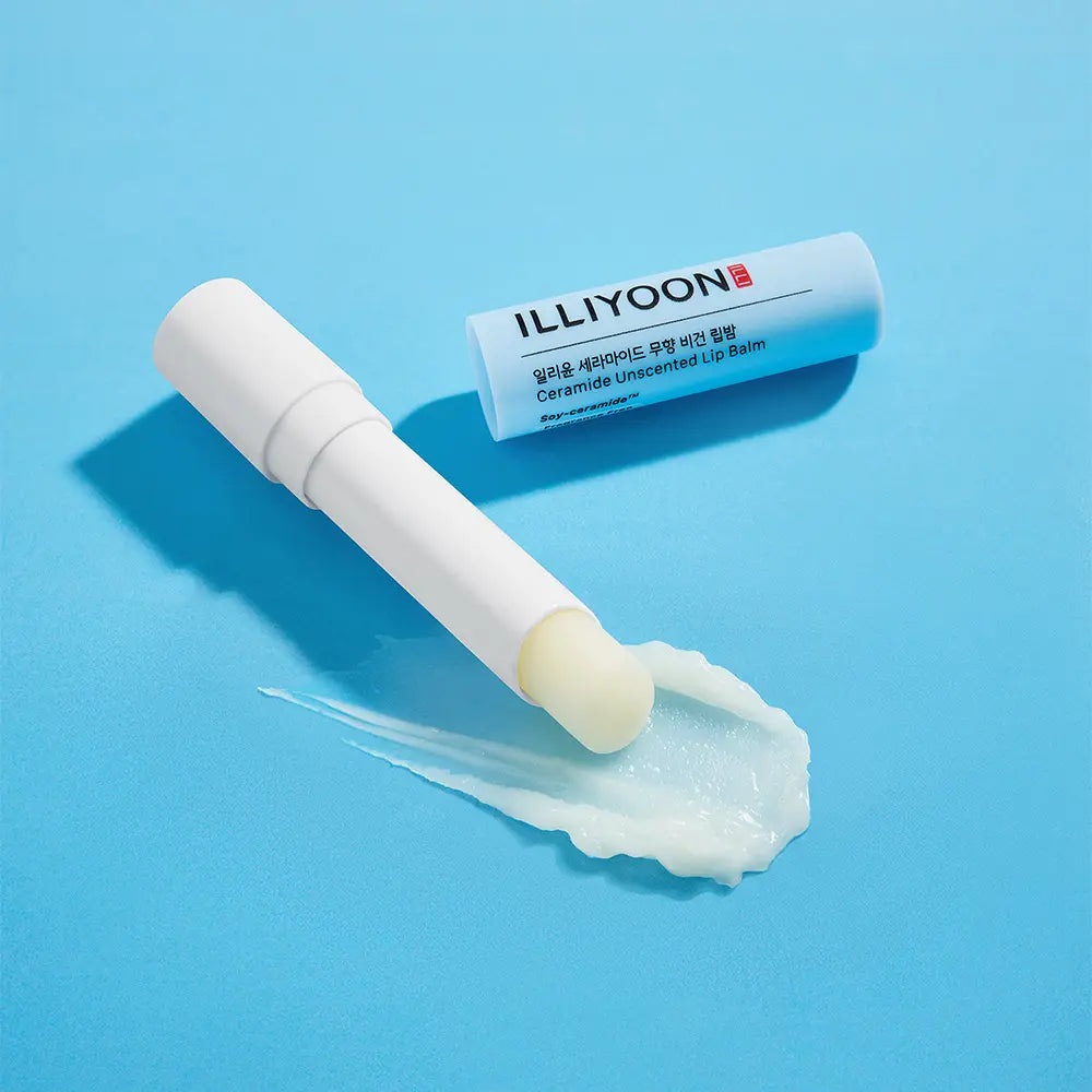 [illiyoon] Ceramide Vegan Lip Balm Unscented Smooth Finish Stick 2 Pack
