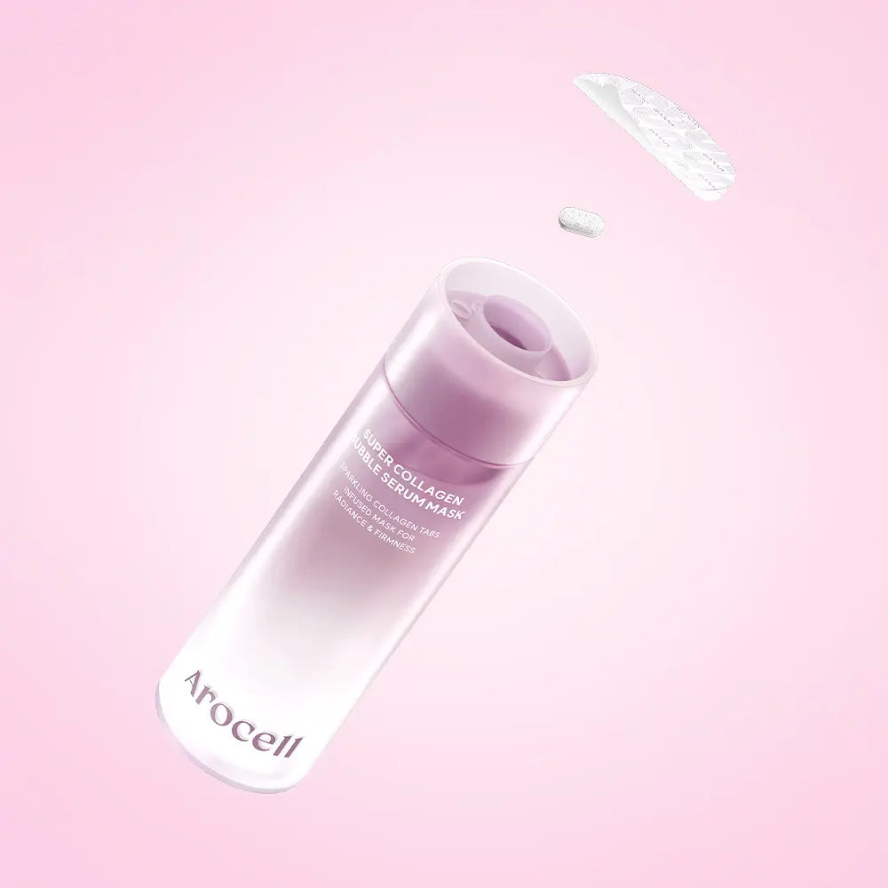 [arocell] Super Collagen Bubble Serum Mask Radiant Glow Finish 90 Applications