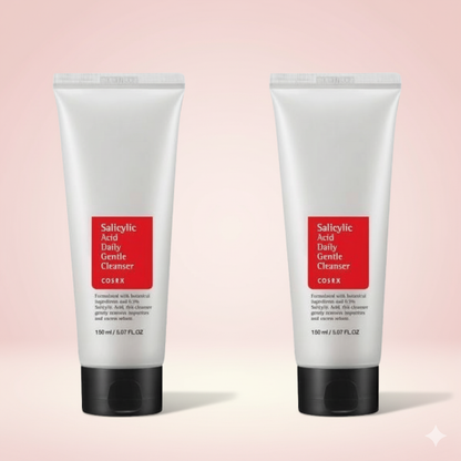 [COSRX] Salicylic Acid Daily Gentle Cleanser | Deep Refreshing Foam Cleanser 150ml (Set of 2)