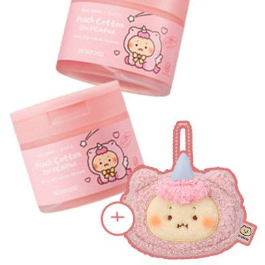 [SKINFOOD] Toner Pad Double Set Soft Comfort Finish 3 Types + Pouch