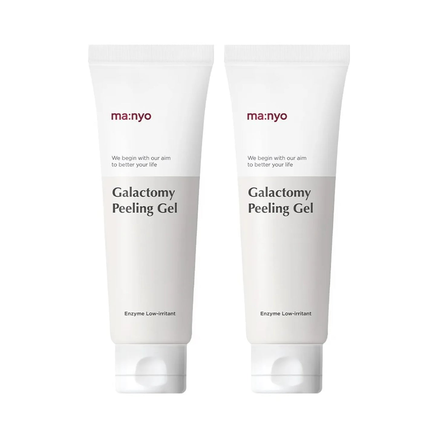 [ma:nyo Factory] Galactomy Enzyme Peeling Gel Double Set | Gentle Exfoliating & Refreshing Formula | 120ml x2 | GlowLab