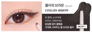 [TOOQ] Waterproof Slim Eye Extender Eyeliner Soft Precision Finish 1 Shade (15 Colors) Limited Set