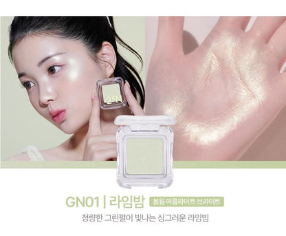 [2aN] Pure Glashy Highlighter Sheer Rose Radiant Glow 1 Shade (14 Colors)