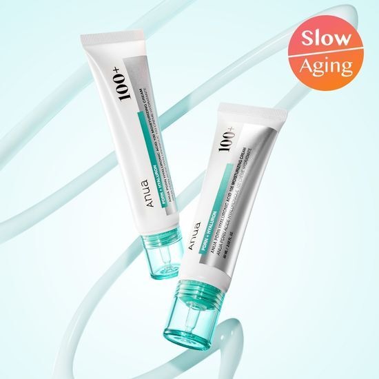 [Anua] PDRN Hyaluronic Acid 100 Moisturizing Cream + Lightweight Plumping Finish 2 x 60ml by oliveYoung