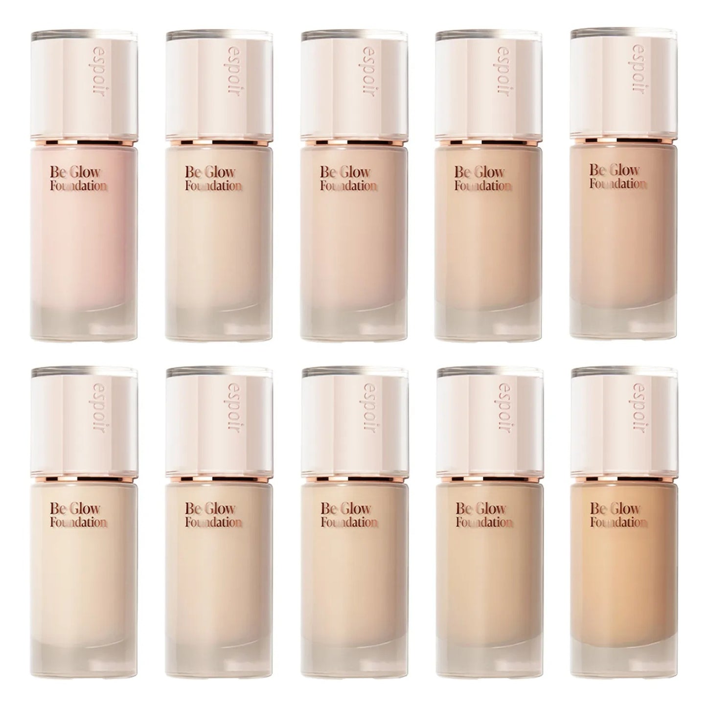 [espoir] Be Glow Foundation – Vegan Formula with Natural Radiant Look | 30g, 10 Shades