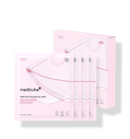 [medicube] PDRN Pink Collagen Gel Mask + Fresh Dewy Finish 4 Sheets by oliveYoung