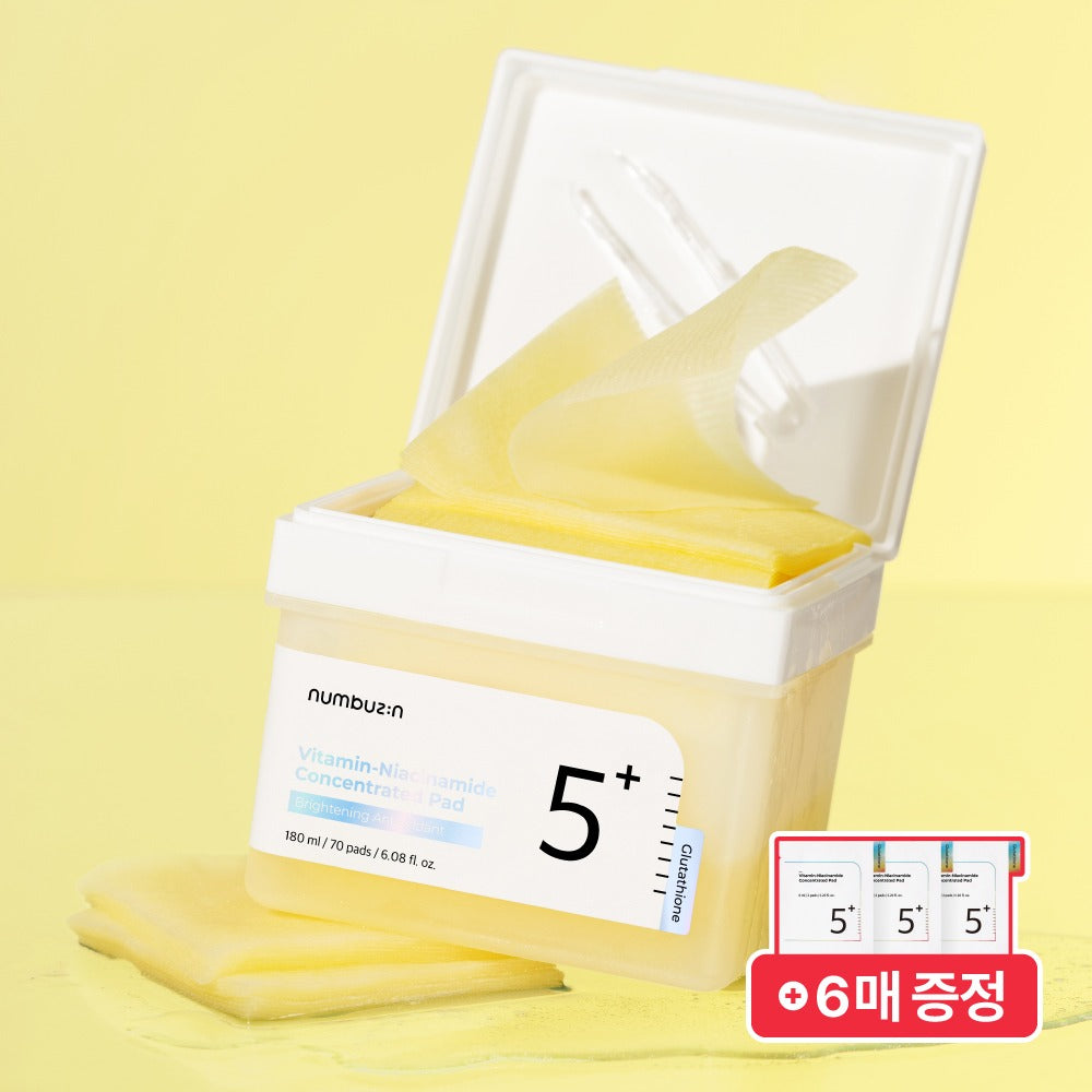 [numbuzin] Toner Pad Selection Gift Set Soft Finish 1 Jar (Choose No.1 / No.3 / No.4 / No.5)