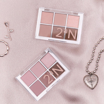 [2aN] Better Me Eye Palette Soft Rose Blending Finish 4.5g (6 Shades)