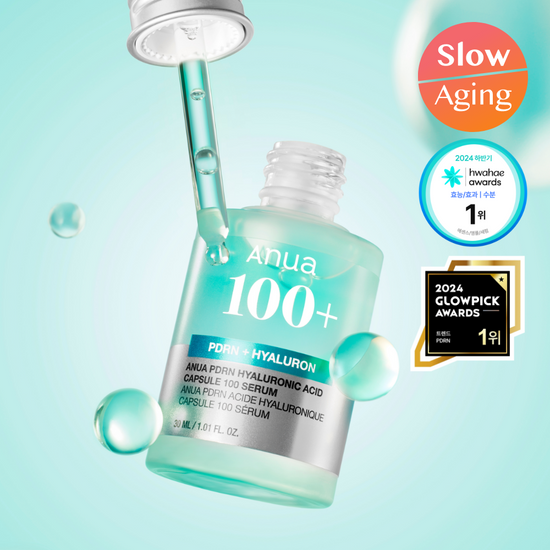 [Anua] PDRN Hyaluronic Acid Capsule 100 Serum 30ml + 30ml Refill by oliveYoung