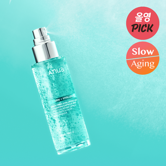 [Anua] PDRN Hyaluronic Acid Moisture Capsule Mist + Fine Hydro Glow 100ml by oliveYoung