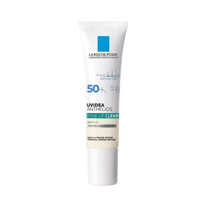 [La Roche-Posay] Uvidea Anthelios Tone-Up Clear | UV Protection & Bright Finish | 30ml