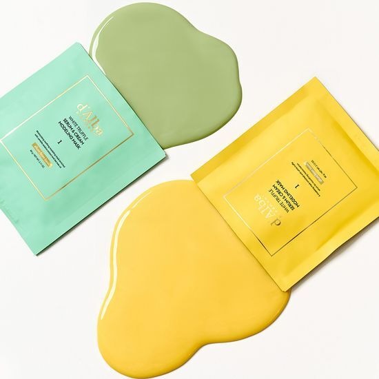 [d’Alba] White Truffle Serum & Cream Modeling Mask 1EA | Soothing Cooling or Nourishing Moisturizing | Instant Refreshing Home Spa Pack