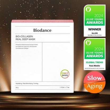 [Biodance] Bio-Collagen Real Deep Hydrating Mask | 7 Sheets | Shipping from Korea | GlowLab