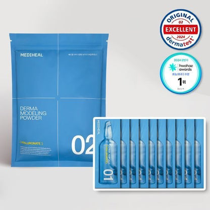 [Mediheal] Derma Modeling Pack & Ampoule Set (3 Types) | Professional Cooling, Calming & Hydration Care