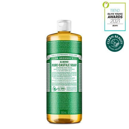 [Dr. Bronner’s] Pure Castile Soap – Organic Plant Oils for Face & Body | 950 ml (12 Variants)