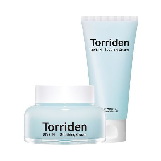 [Torriden] Dive-In Hyaluronic Acid Soothing Cream Set – Lightweight Hydration, 100ml x 2 | Olive young