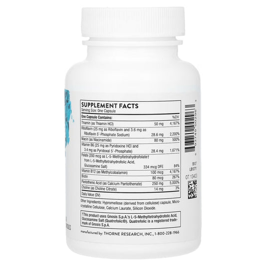 [Thorne] Stress B-Complex | Premium Vitamin B Formula | 60 Capsules