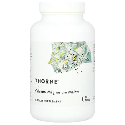 [Thorne] Calcium-Magnesium Malate | Mineral Balance Support | 240 Capsules | GlowLab