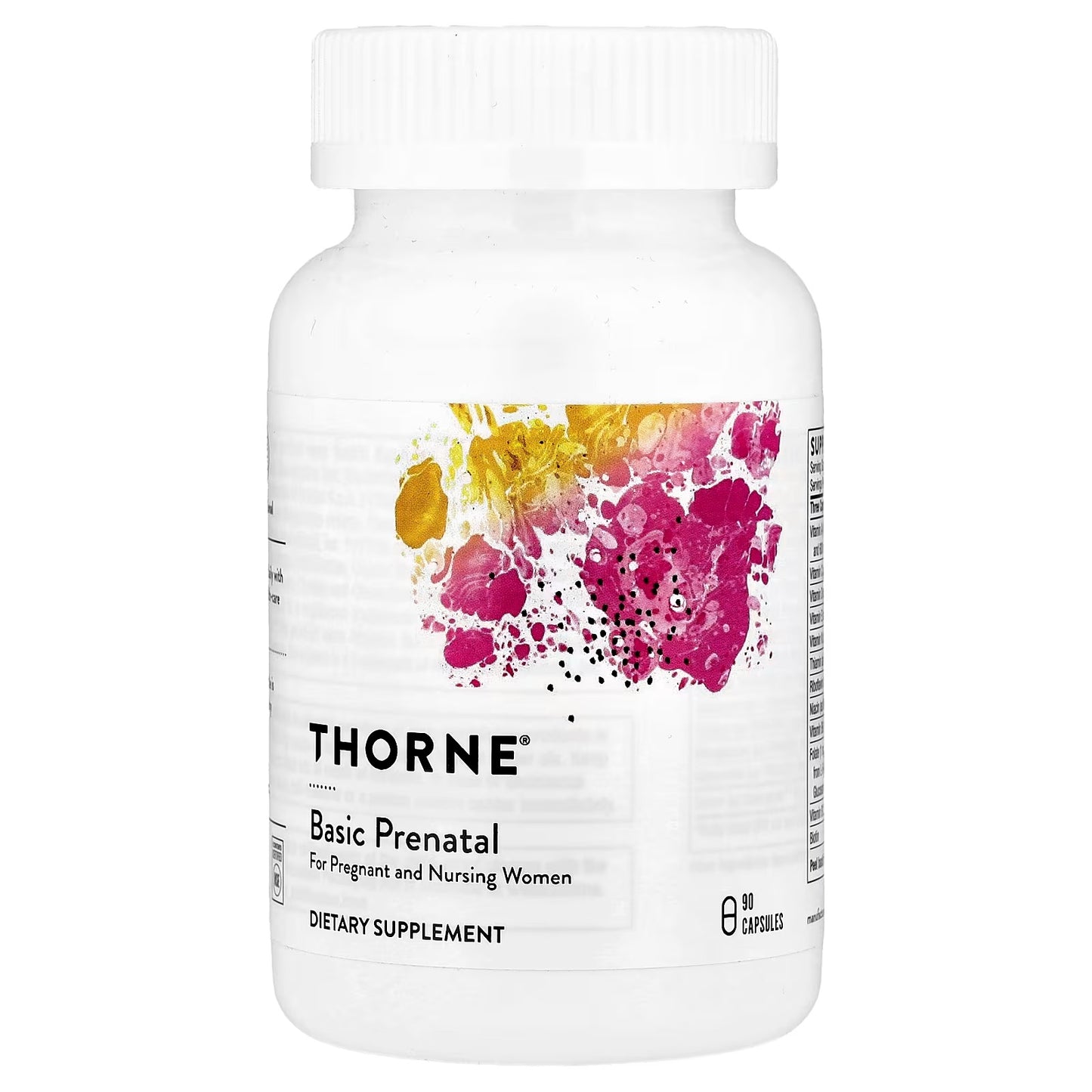 [Thorne] Prenatal Multivitamin | Balanced Daily Nutrient Support | 90 Capsules | GlowLab