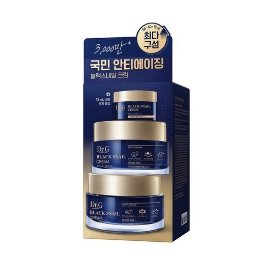 [Dr.G] Black Snail Cream 1+1 Gift Set (+15ml Bonus) + BOYNEXTDOOR Photo Frame | Hydrating & Radiant Skin Care | 50ml