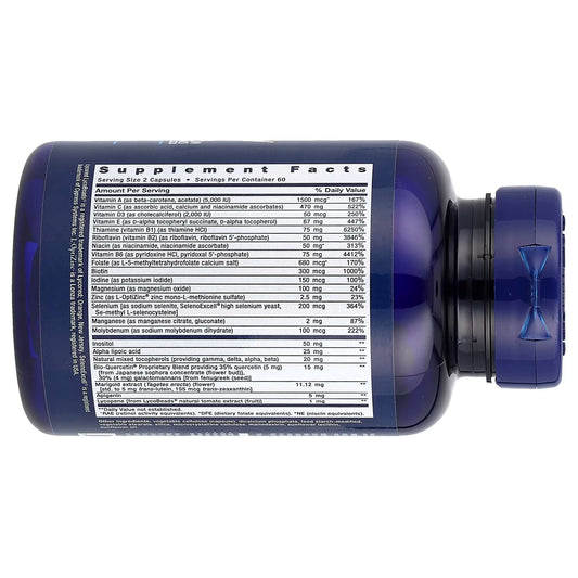 [Life Extension] Two-Per-Day Multivitamin | Daily Nutrient Formula | 120 Capsules | GlowLab