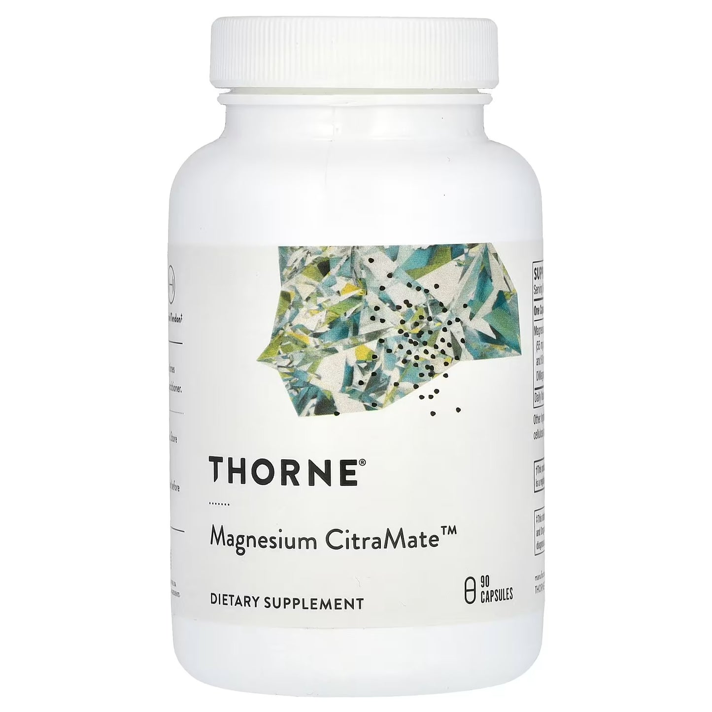 [Thorne] Magnesium CitraMate | Daily Magnesium Complex | 90 Capsules | GlowLab