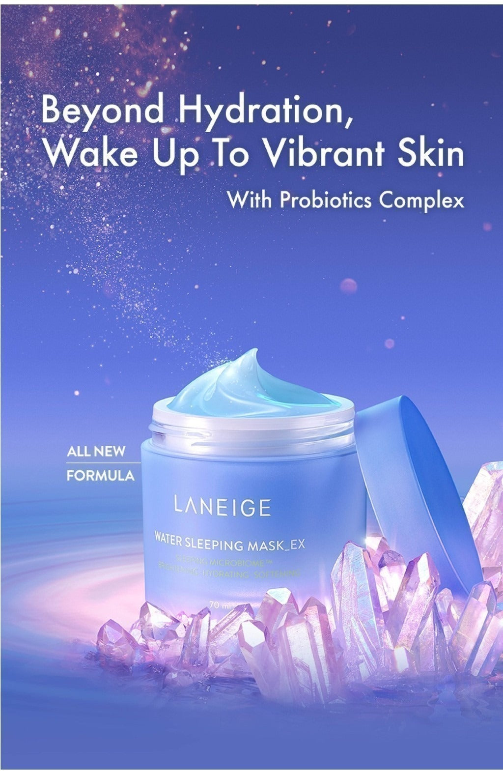 [LANEIGE] Water Sleeping Mask – Fresh Hydrating Gel Texture | 70ml | Olive young