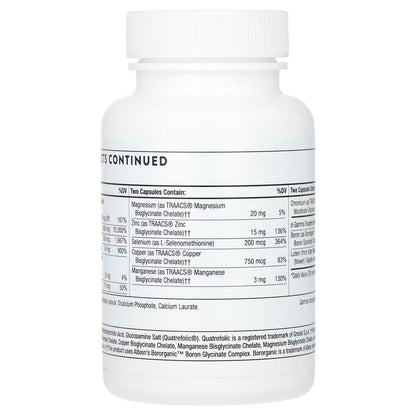 [Thorne] Basic Nutrients 2/Day | High-Potency Multivitamin | 60 Capsules | GlowLab