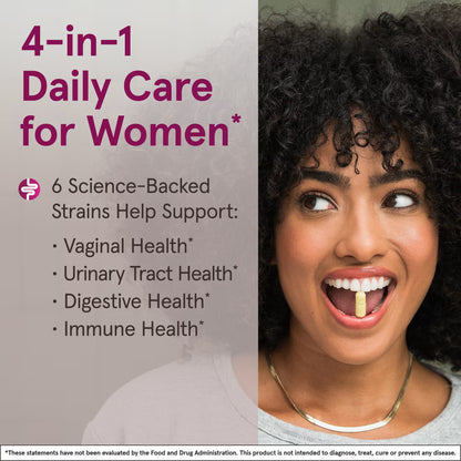 [Jarrow Formulas] Fem Dophilus 10 Billion CFU | Probiotic Dietary Supplement for Daily Wellness | 30 Veggie Capsules