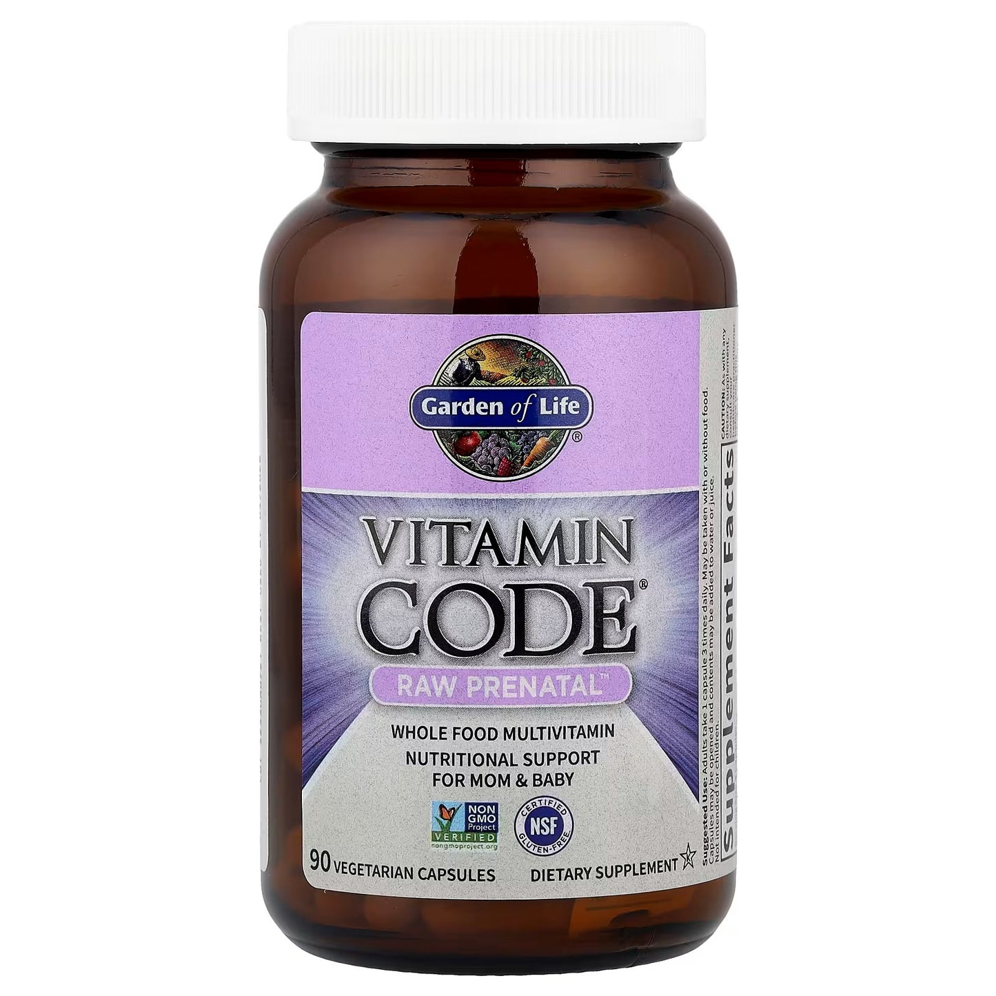[Garden of Life] Vitamin Code RAW Prenatal – Whole Food Multivitamin Formula | 90 / 180 Vegetarian Capsules