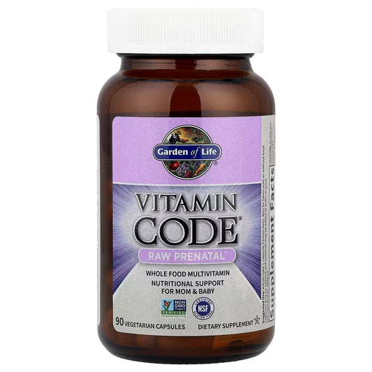 [Garden of Life] Vitamin Code RAW Prenatal – Whole Food Multivitamin Formula | 90 / 180 Vegetarian Capsules