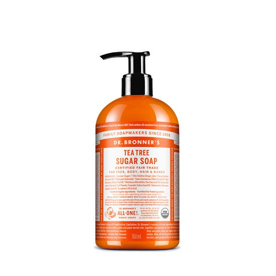 [Dr. Bronner’s] Sugar Soap Gentle Caramel Cleanser – Vegan Face & Body Wash | 360ml