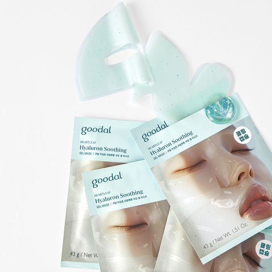[Goodal] Heartleaf Hyaluron Soothing Gel Mask | Cooling &amp; Hydrating Sheet Mask 5ea