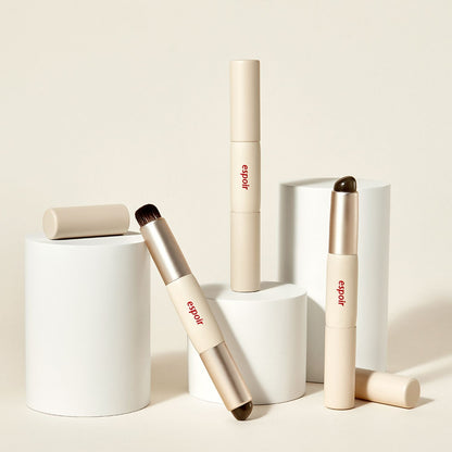 [espoir] Dual Smudging Lip Brush – Silicone & Round Blending Tip for Smooth Lip Finish