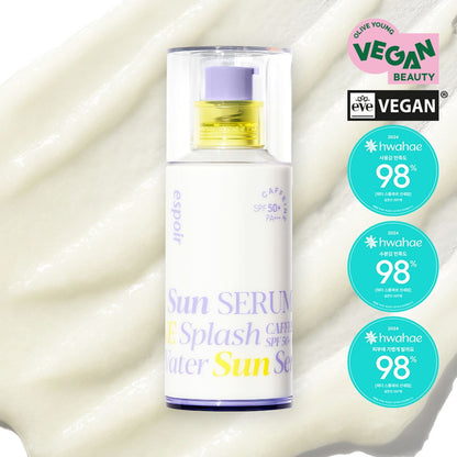 [espoir] เซรั่มกันแดด Water Splash Sun Serum with Caffeine SPF50+ PA+++ | 50 มล.