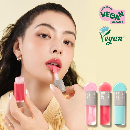 [espoir] Plumpies Lip Gloss – Vegan 3D Shine with Cooling Volume Finish 5g