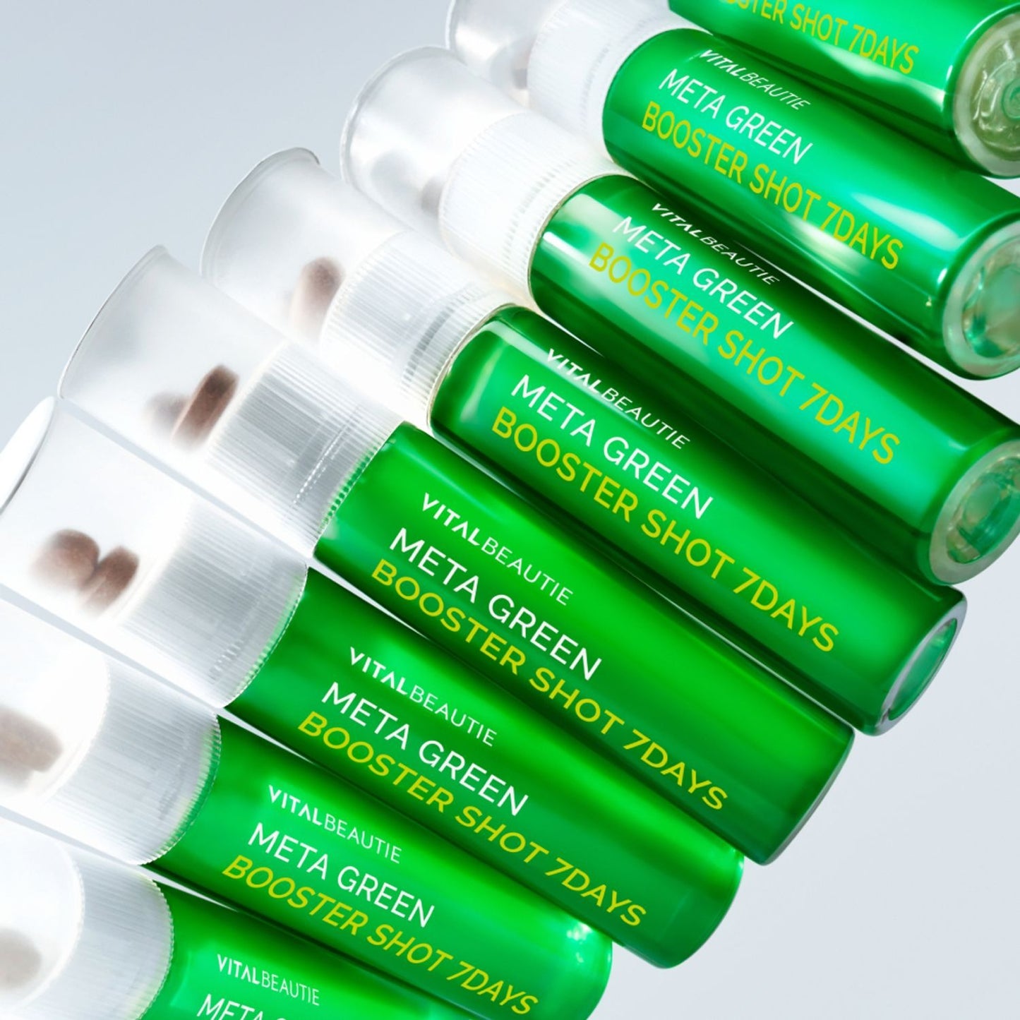 [VITALBEAUTIE] Meta Green Booster Shot | Refreshing Daily Botanical Drink | 7 Days + 1 Day Bonus