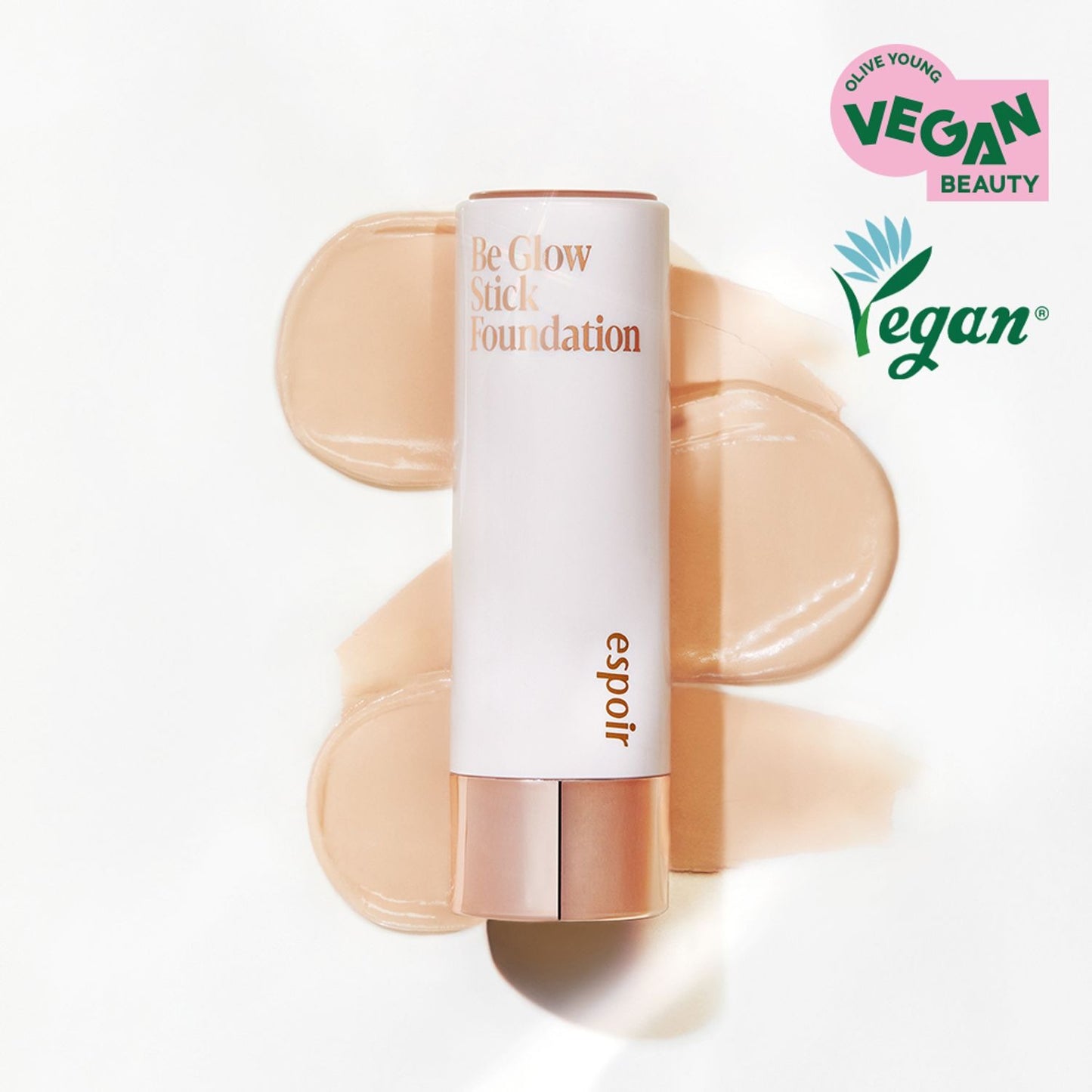 [espoir] Be Glow Stick Foundation Set – Vegan Radiant Base with Shading Stick 11g