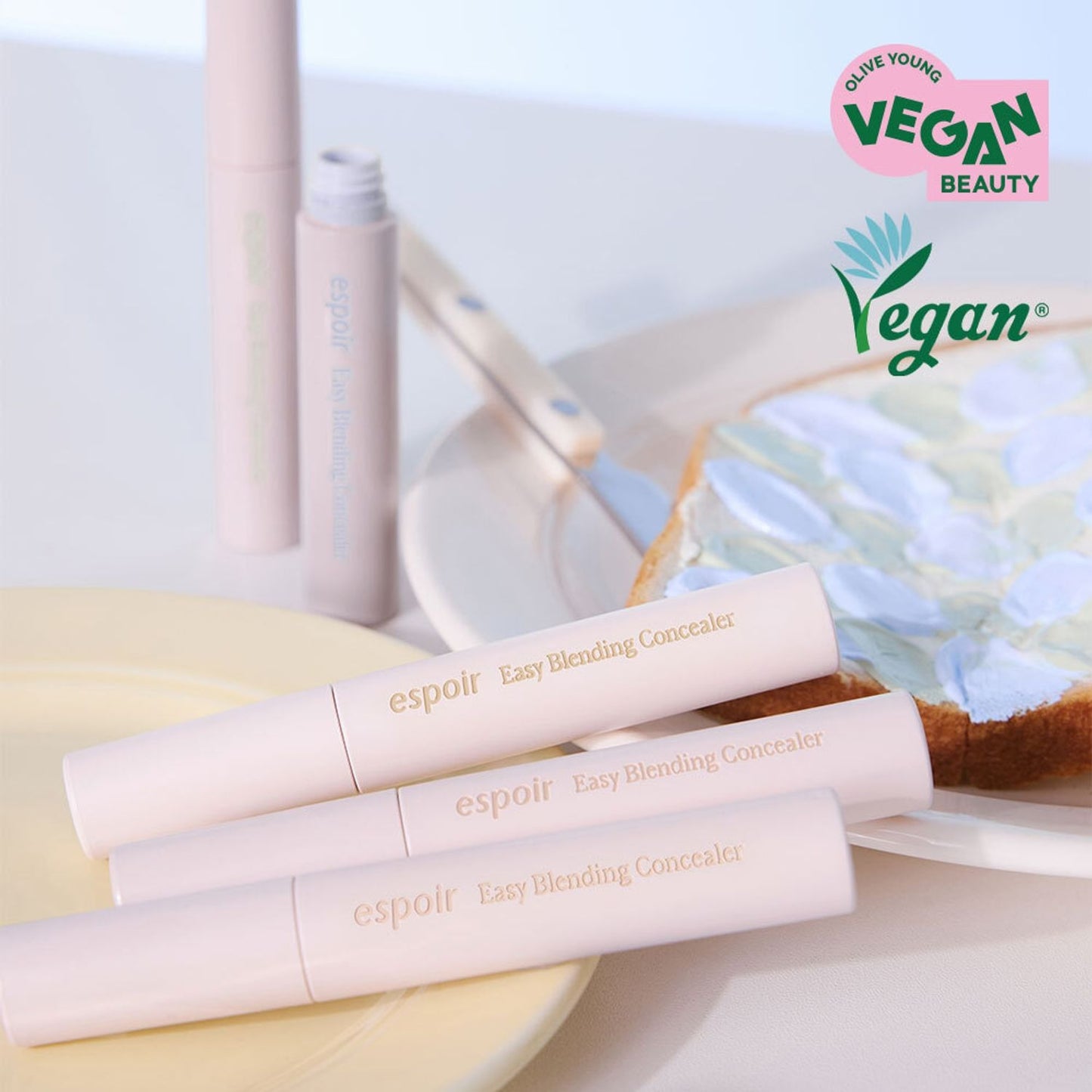 [espoir] Easy Blending Concealer – Vegan Creamy Texture for Natural Finish 10g