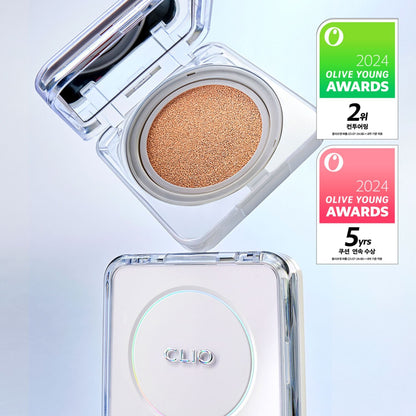[CLIO] Kill Cover Founwear Cushion The Original Set – Airy Satin Texture & Natural Comfort | Cushion + Refill
