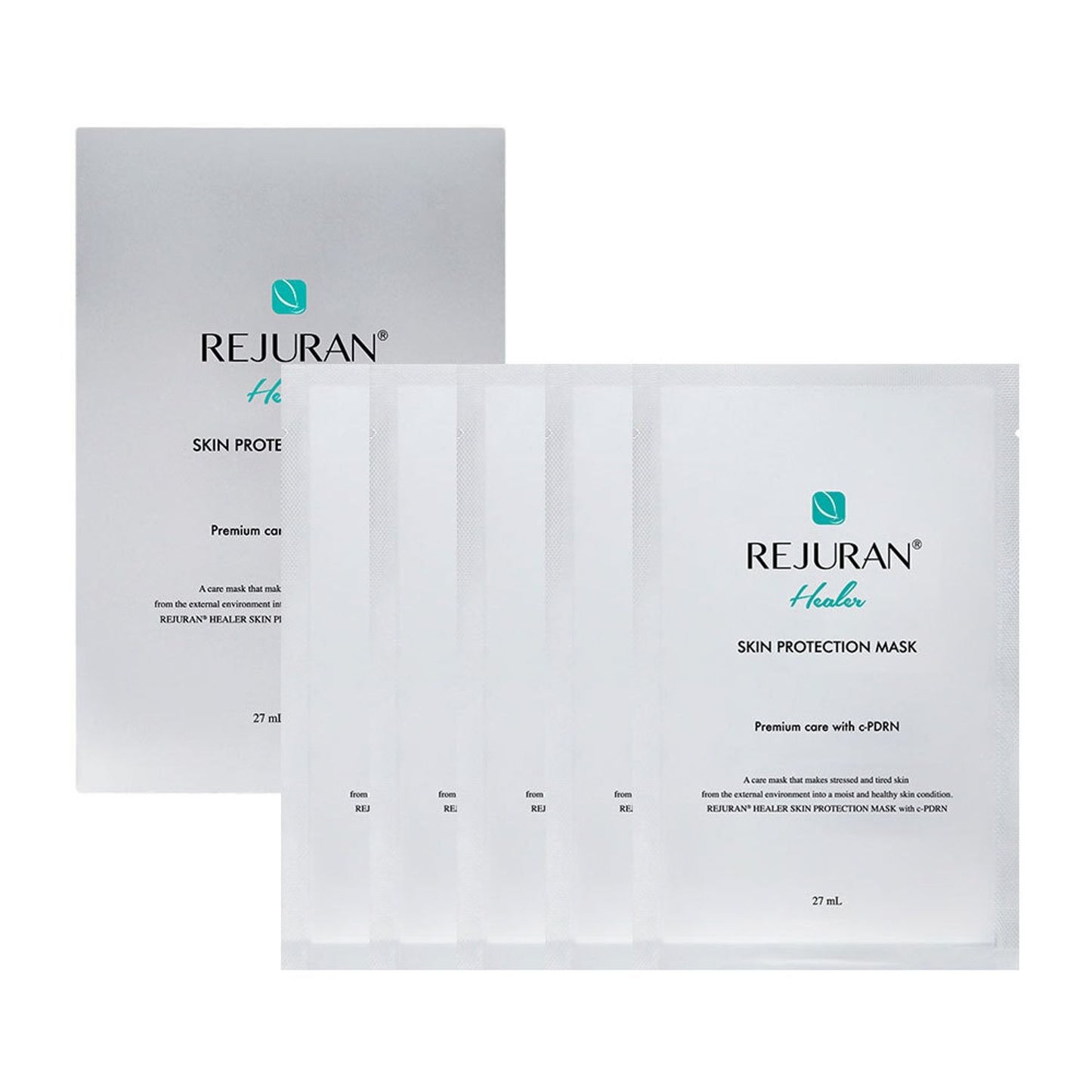 [REJURAN] Healer Skin Protection Mask – Moisture-Infused Sheet for Comfortable Skin Feel 27 mL × 5 ea
