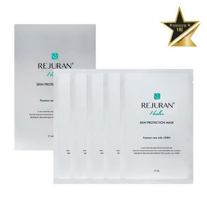 [REJURAN] Healer Skin Protection Mask – Moisture-Infused Sheet for Comfortable Skin Feel 27 mL × 5 ea