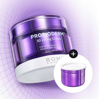 [BIOHEAL BOH] Probioderm 3D Lifting Cream – Silky Hydrating Texture for Smooth Radiant Skin | 50mL Refill Set