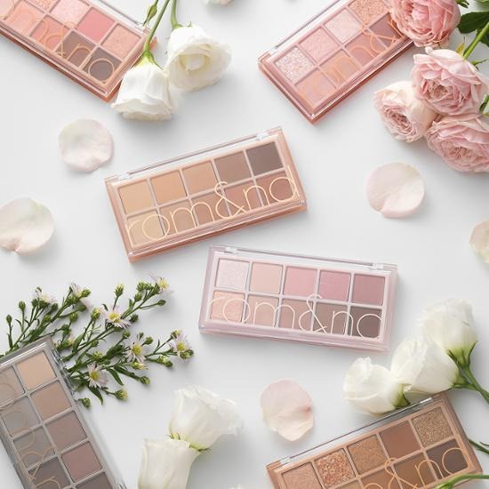 [rom&nd] Better Than Palette Gift Set – Soft Nude & Bloom Shades + Mini 4-Pan Palette