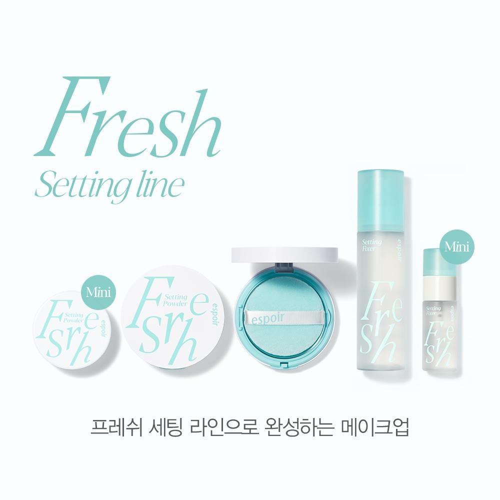 [espoir] Fresh Setting Powder | สูตร Vegan Clean เพื่อผิวเรียบเนียน นุ่ม | 9 กรัม