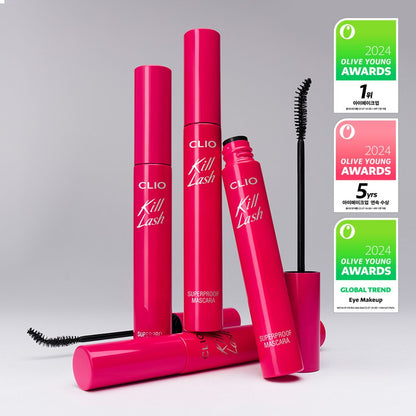 [CLIO] Kill Lash Superproof Mascara 1+1 | Long-Lasting Curl, Volume &amp; Definition